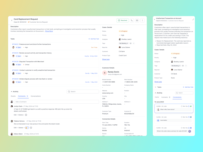 Cover image for Case Management System – Organized, Intuitive & Efficient UI