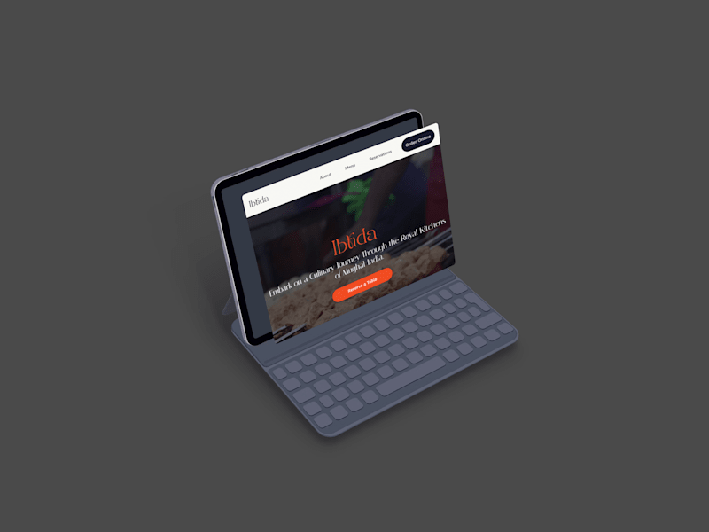 Cover image for Ibtida – Restaurant Web App