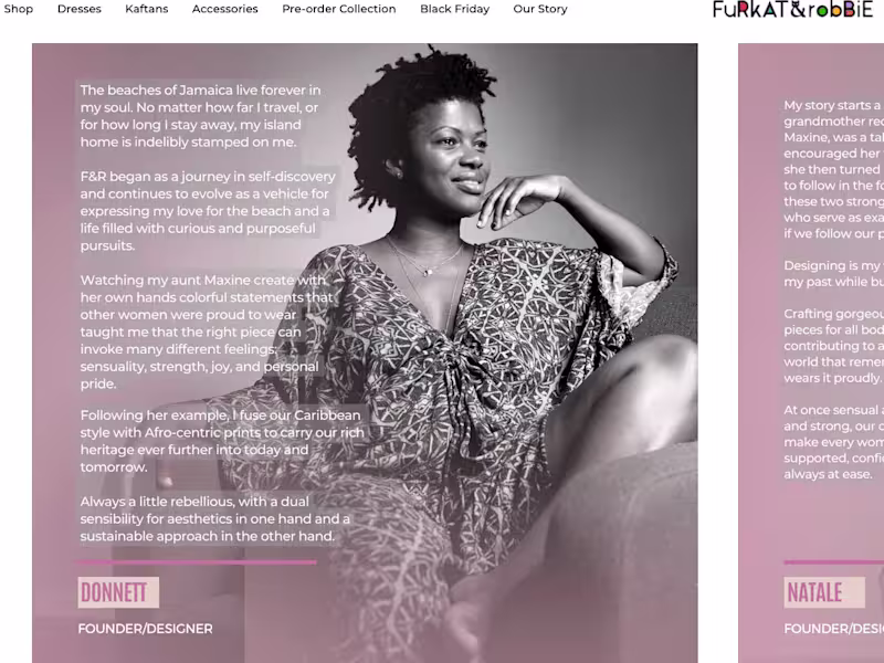 Cover image for One-of-a-kind Fashion | Site Copy