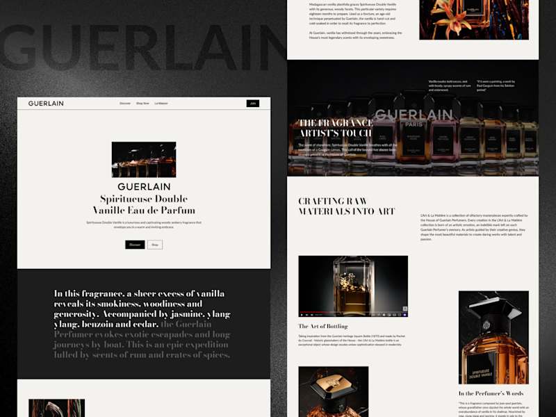 Cover image for Guerlain Perfume Landing Page