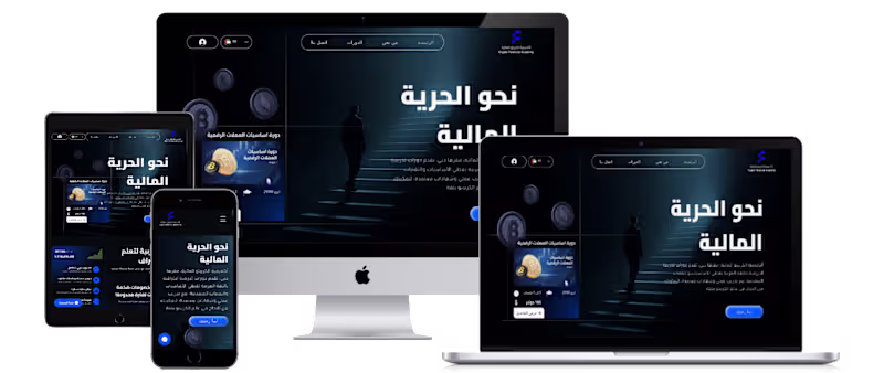 Cover image for CFAcademy – Crypto & Financial Education Website