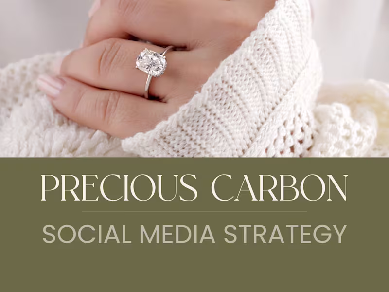 Cover image for Lab-Grown Diamond Jewellery Brand Social Media Strategy