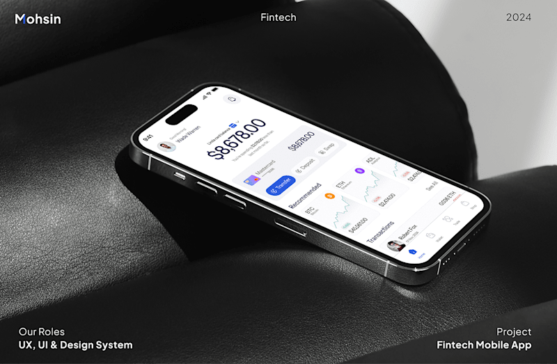Cover image for Finance (Transactly) UI UX Case Study :: Behance