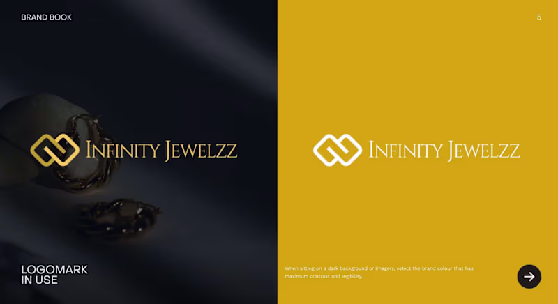 Cover image for Brand Book Creation for Infinity Jewelzz