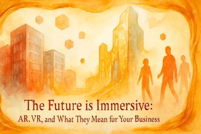 Cover image for The Future is Immersive: AR, VR, and What They Mean for Your Business