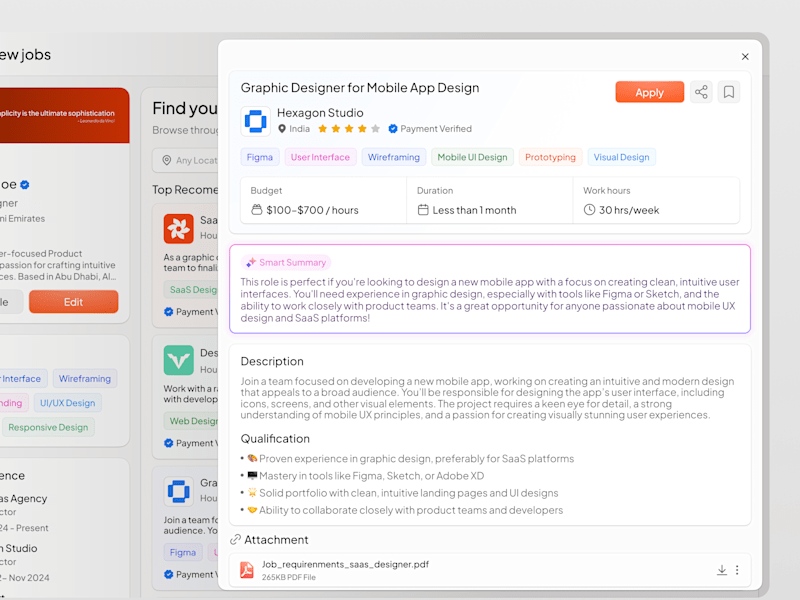 Cover image for Workora - Job Search Dashboard | Dashboard