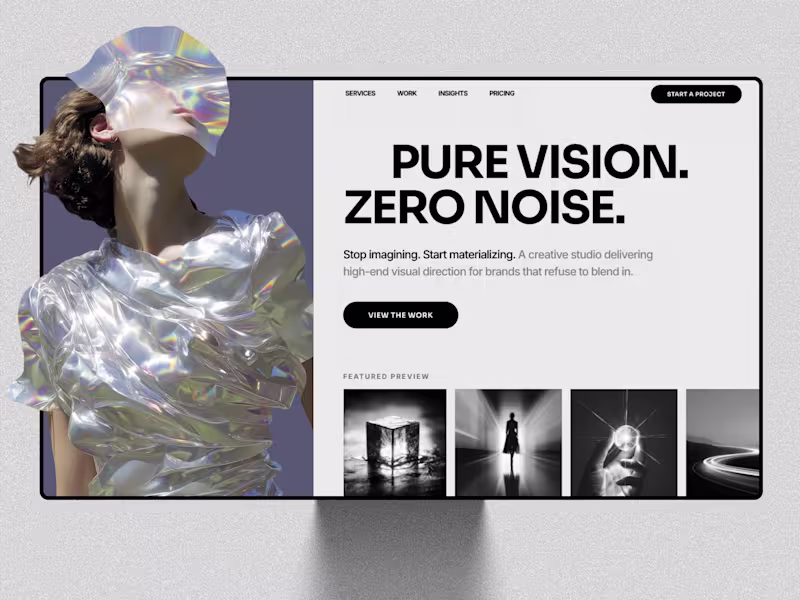 Cover image for Visia – Editorial Studio/Agency Portfolio