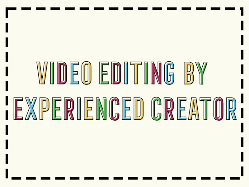 Cover image for Experienced, Creative Video Editing