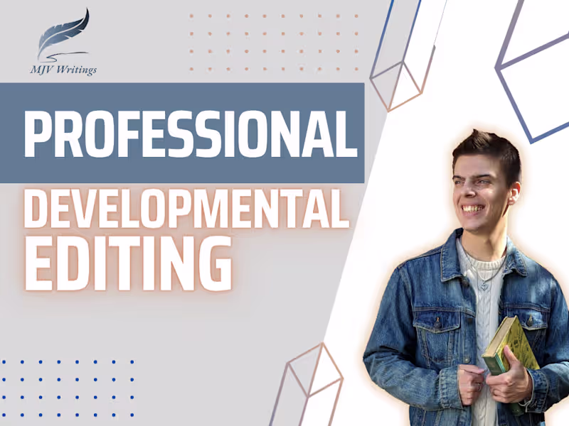 Cover image for Developmental Edit for Story, Book, or Script