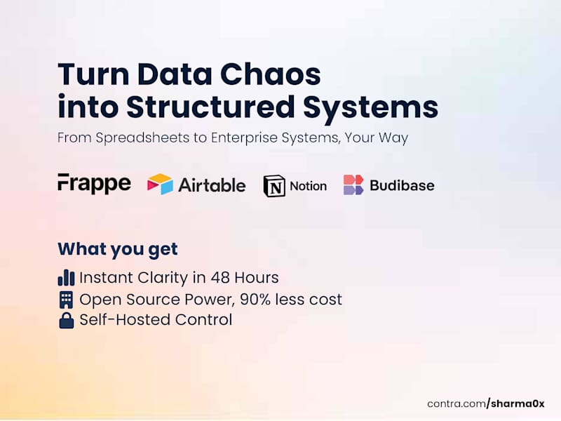 Cover image for Turn Data Chaos  into Structured Systems