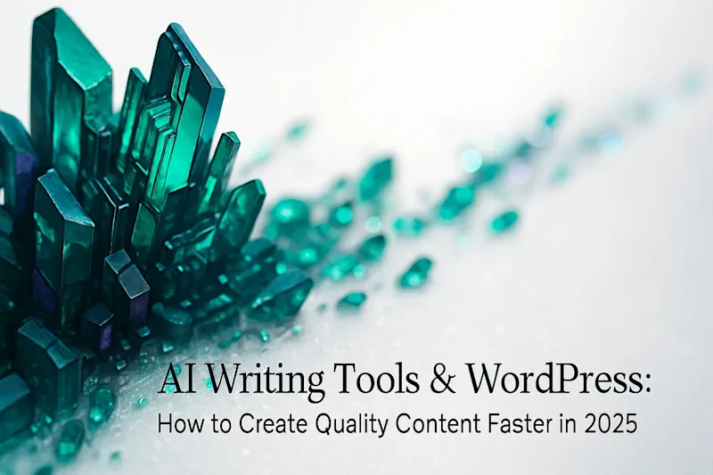 Cover image for AI Writing Tools & WordPress: How to Create Quality Content Faster in 2025