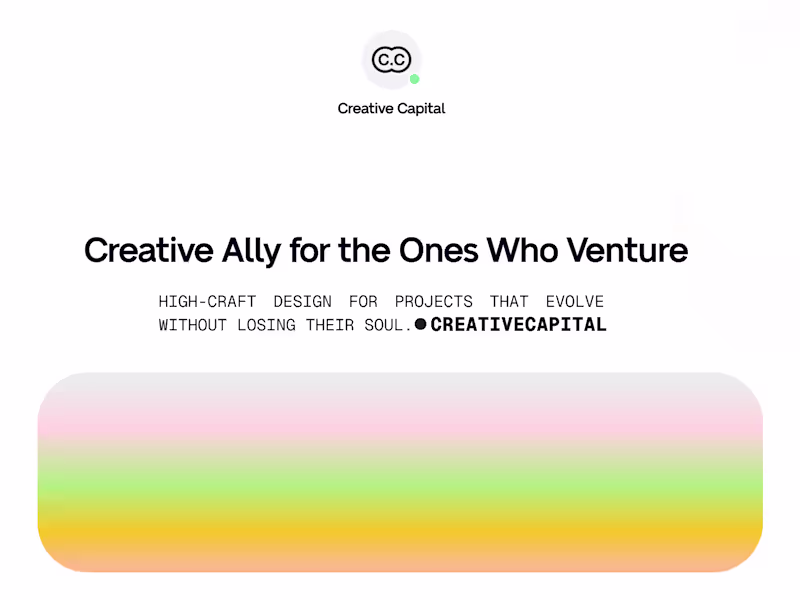 Cover image for Creative Ally for Early-Stage Ventures