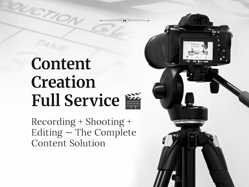 Cover image for On‑Site Video for Social, Reels & YouTube 🎥