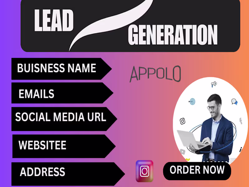 Cover image for I will do targeted lead generation, linkedin leads 