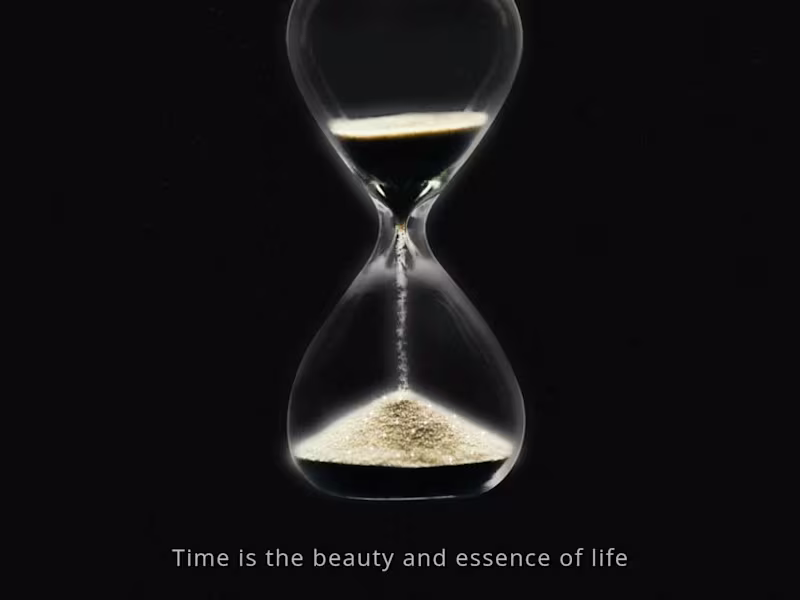 Cover image for A poem about time