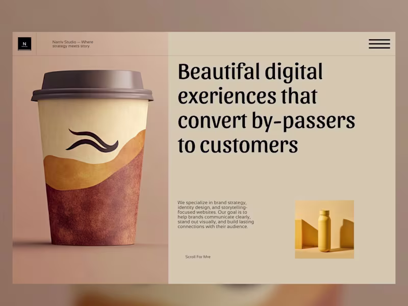 Cover image for Design this hero section couple of months ago Is this still ...