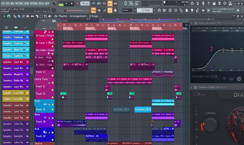 Cover image for Surge ✧ Energetic Electronica Soundtrack ✧ Excite your Audience