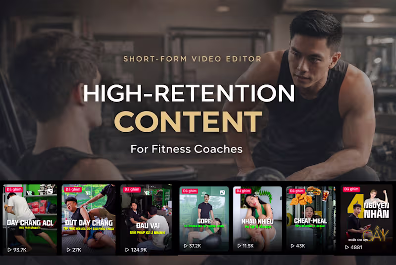 Cover image for Short-Form Editing for Fitness Coaches