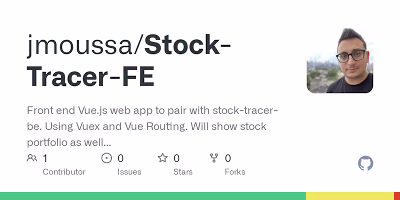 Cover image for Stock Tracer (Modified stock dashboard inspired by Robinhood)