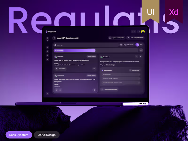 Cover image for Regulatis — SaaS Web App 2025