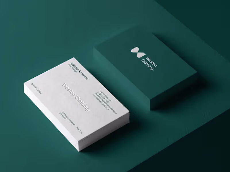 Cover image for Weston Clothing