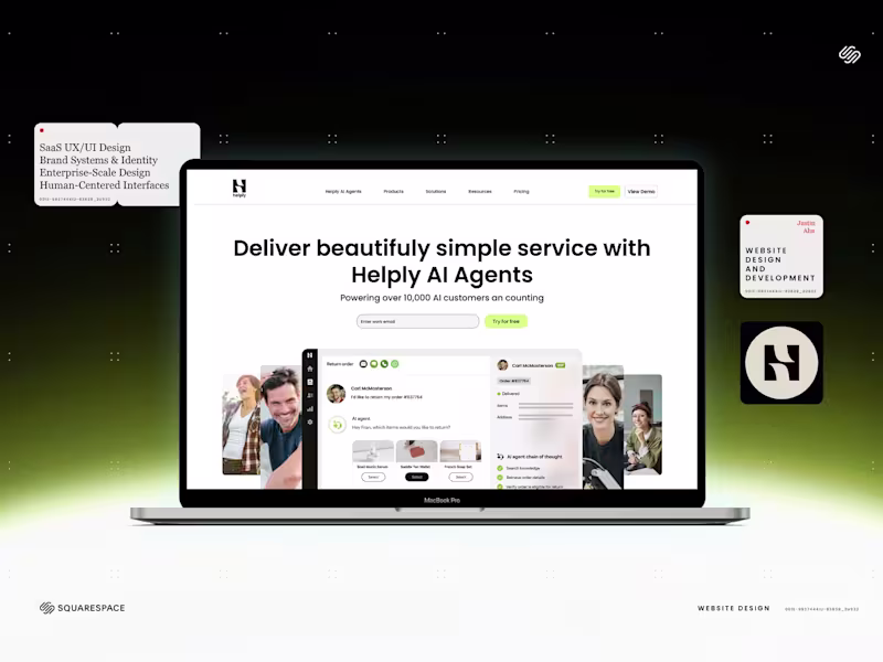 Cover image for Squarespace Website Design