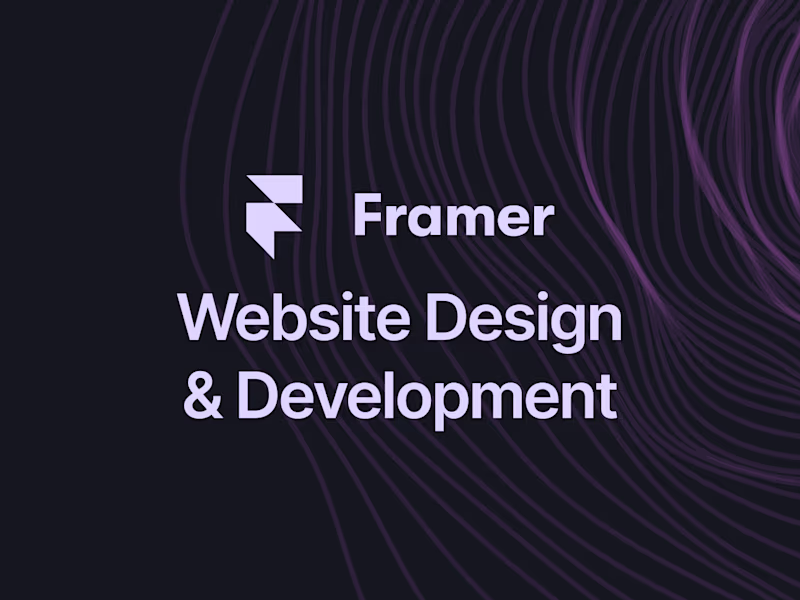 Cover image for Framer Website Design & Development