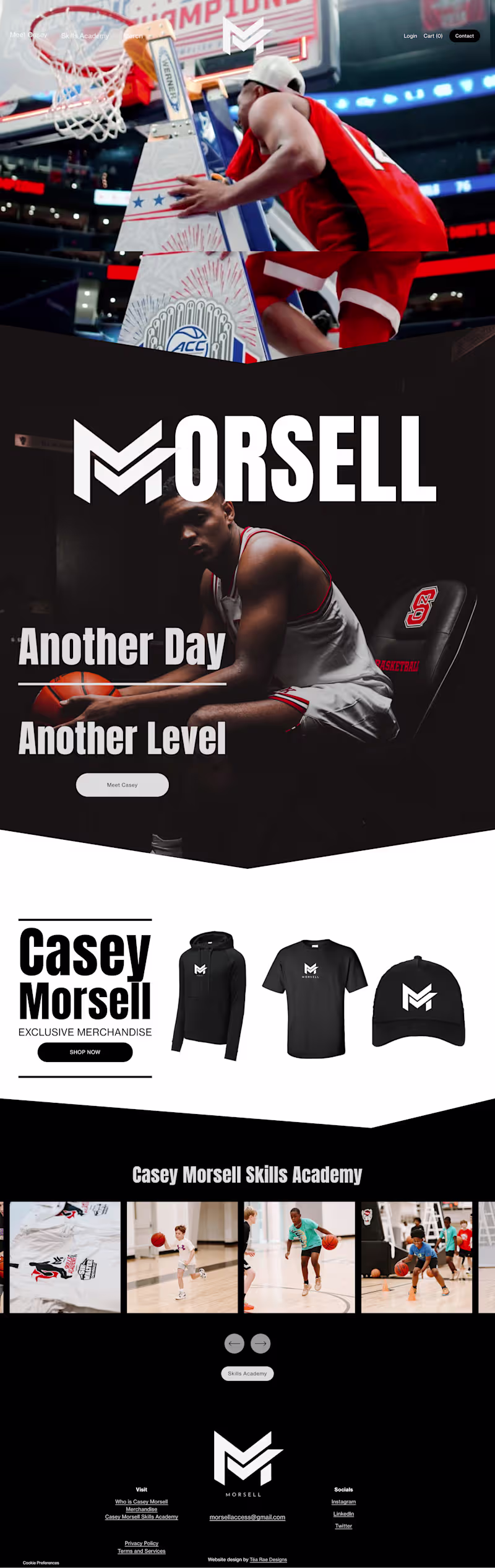 Cover image for Squarespace Site for Casey Morsell