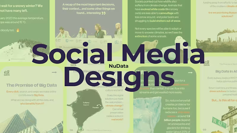 Cover image for NuData Social Media Designs