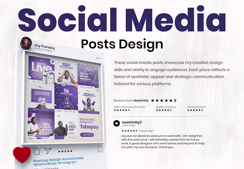 Cover image for Social Media Content Design Package