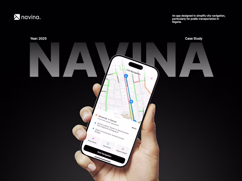 Cover image for Navina - Seamless City Navigation App