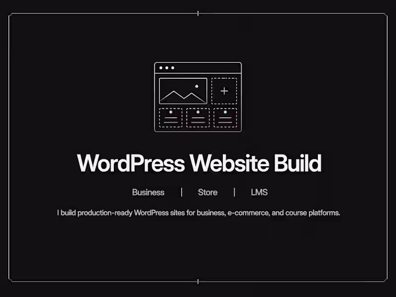 Cover image for Conversion-Ready WordPress Build