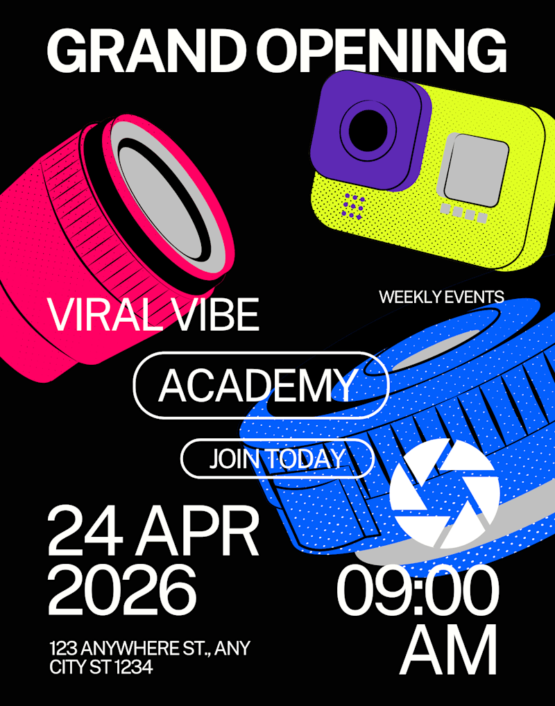 Cover image for Logo and Pamphlet Design for Viral Vibe Academy