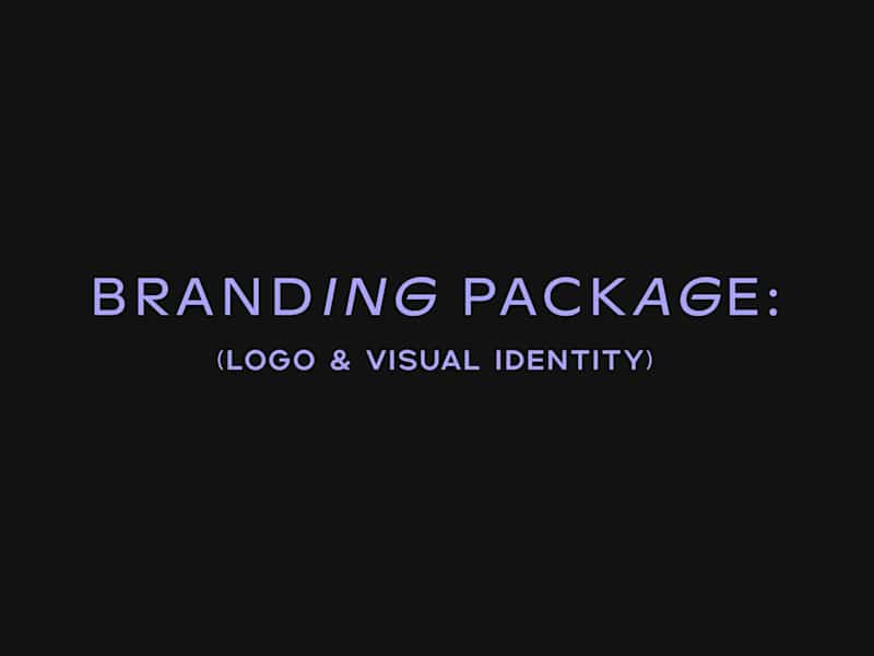 Cover image for Brand Package: Logo & Visual Identity