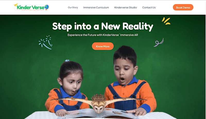 Cover image for KinderVerse | Framer Website