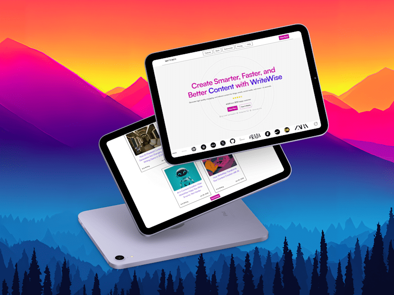 Cover image for WRITE WISE Case Study: A Framer Website Development