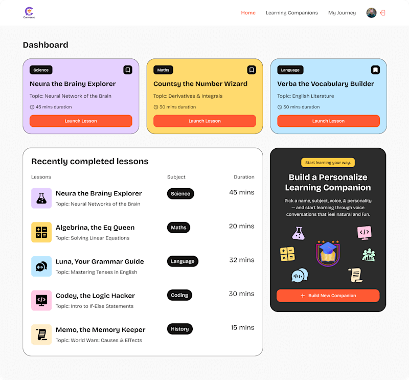 Cover image for Converso – AI-Powered LMS SaaS Development
