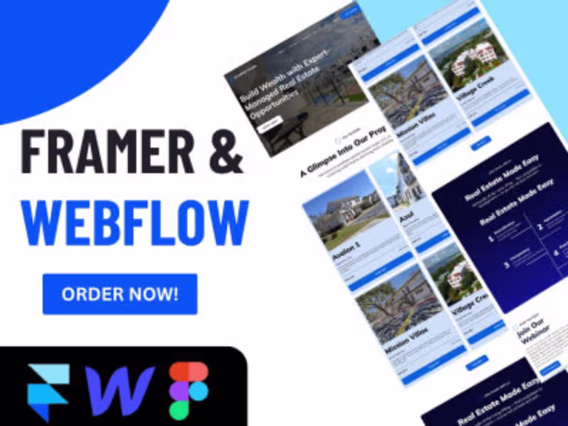 Cover image for Webflow & Framer Developer