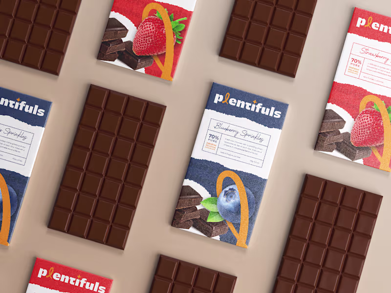 Cover image for Plentifuls Chocolate Packaging