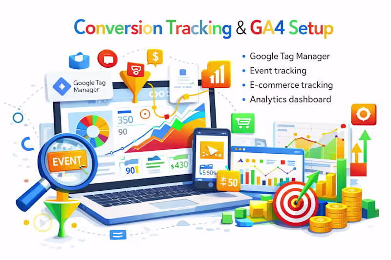 Cover image for Conversion Tracking & GA4 Setup