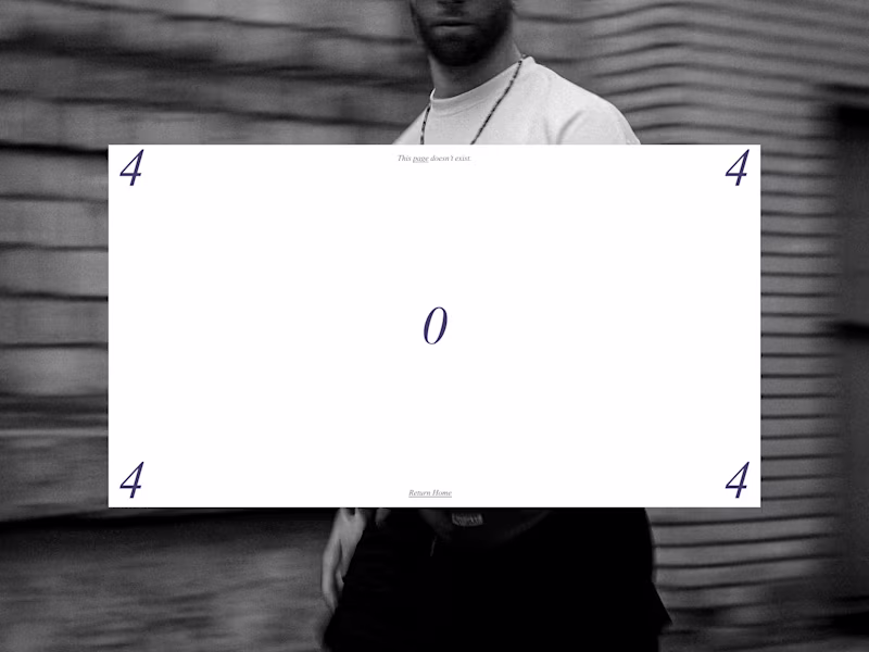 Cover image for 404 Page