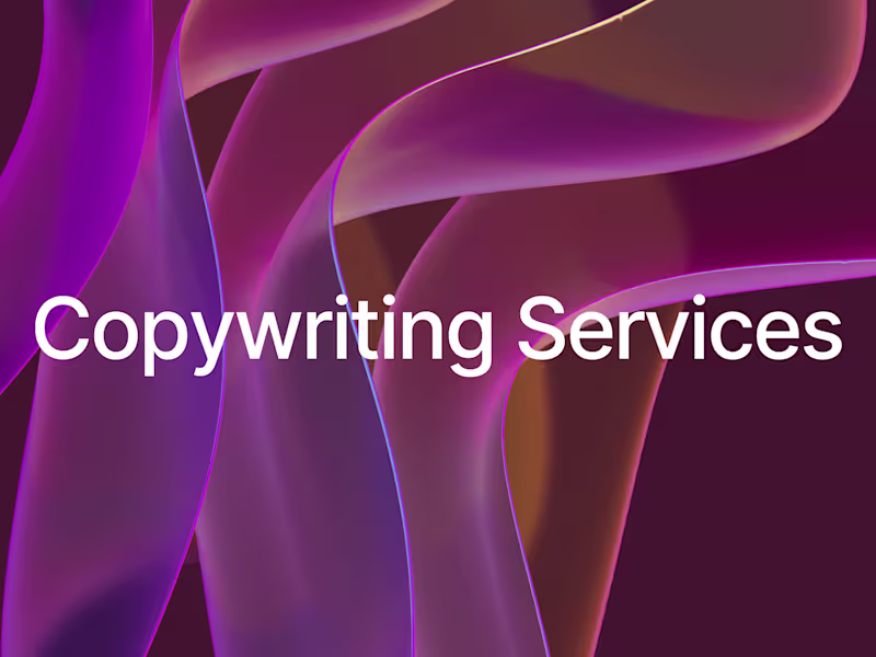 Cover image for Professional Copywriting Services for Impactful Communication