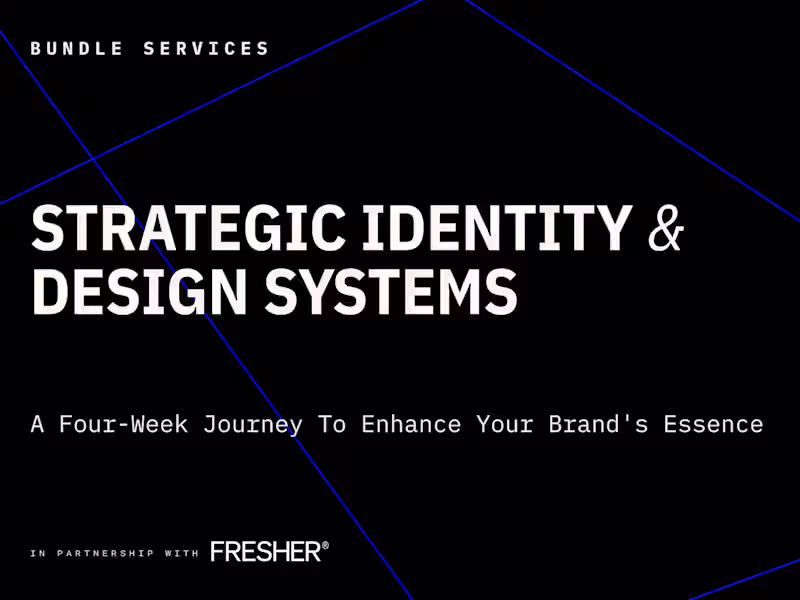 Cover image for DESIGN THE STORY — Strategic Identity & Design Systems