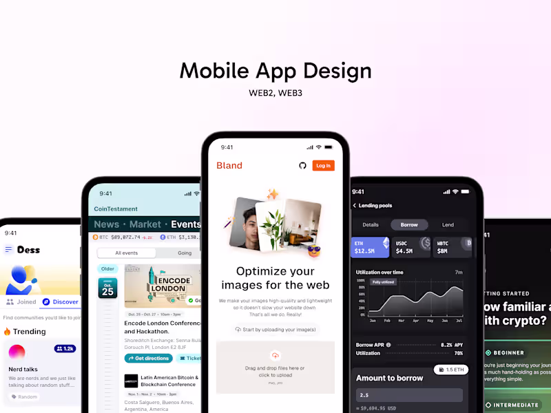 Cover image for Mobile or Web App design