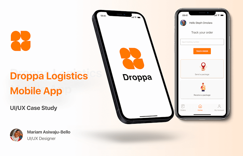 Cover image for Droppa Logistics App - UX/UI Case Study