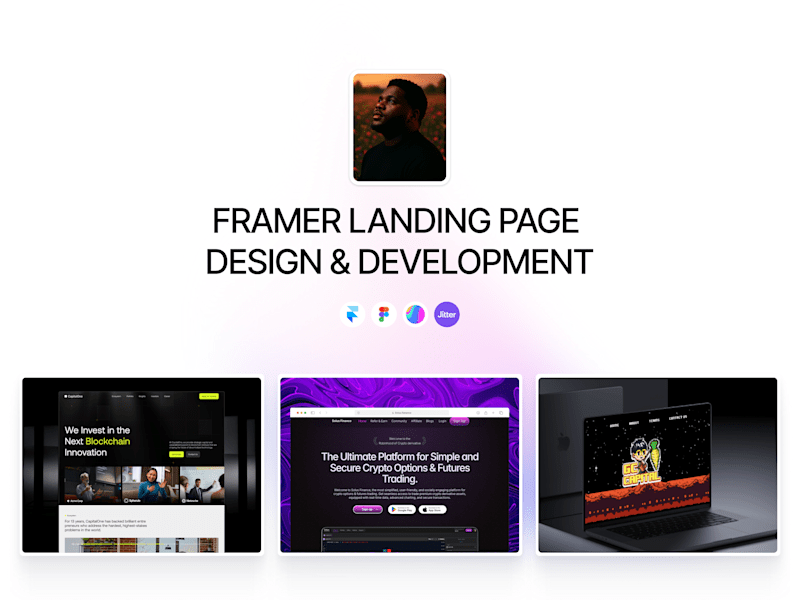 Cover image for Framer Landing Page Design & Development