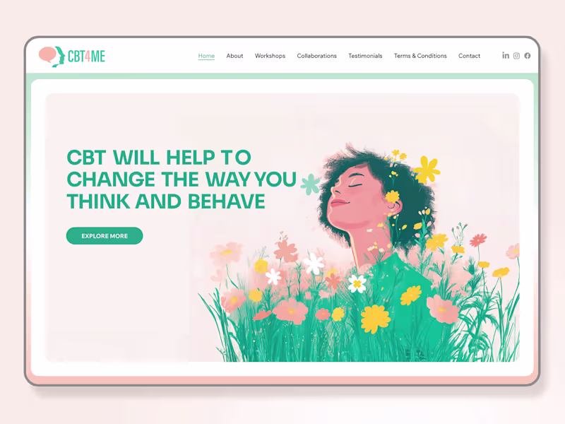 Cover image for Website for CBT Therapy Centre, London