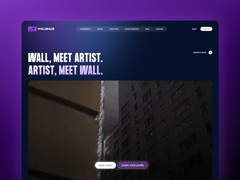 Cover image for WXLLSPACE · UX/UI