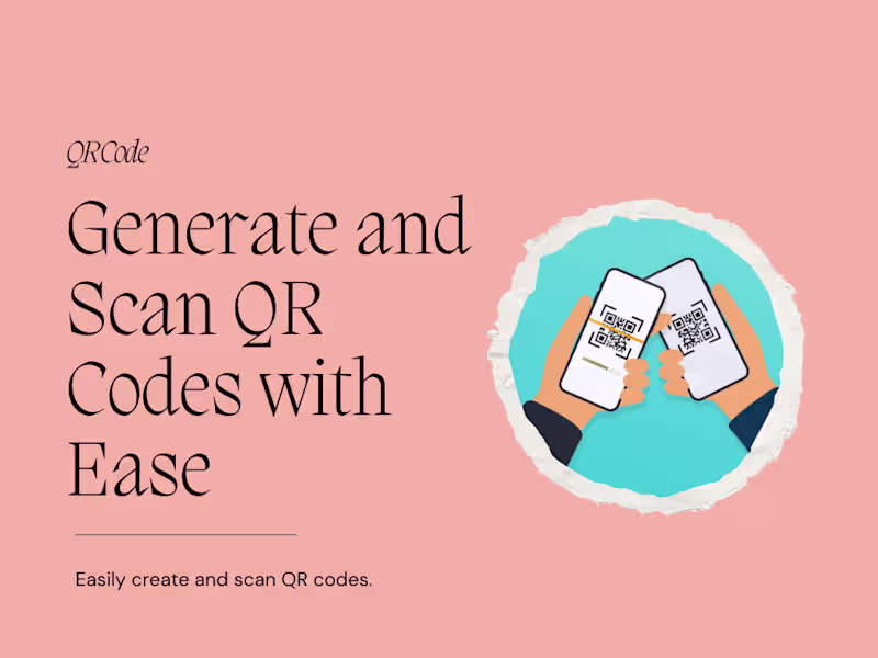 Cover image for QR Code Generator