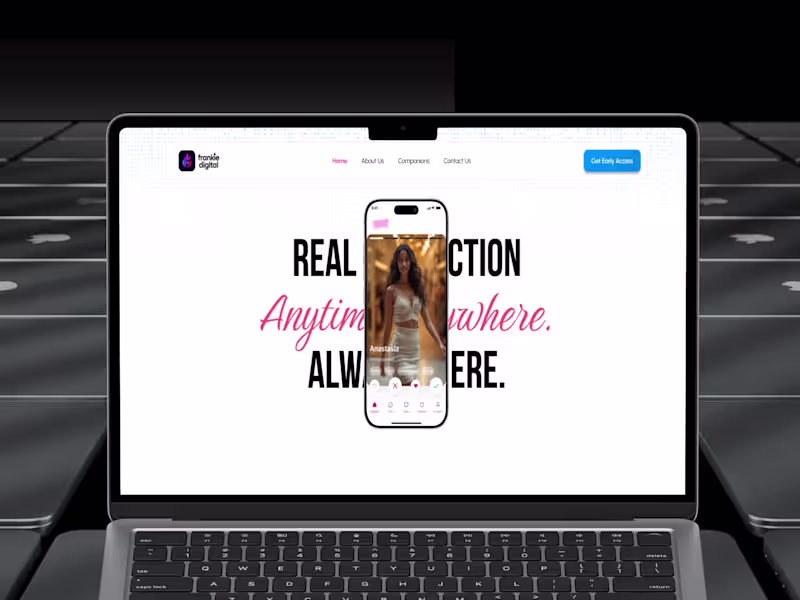 Cover image for Frankie Digital – Modern Agency Website Development in Webflow